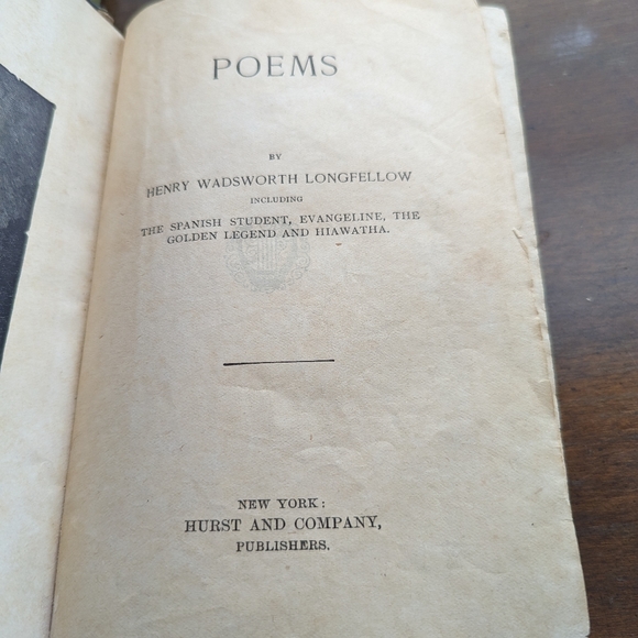 Vintage  Poems Longfellow - Picture 2 of 3